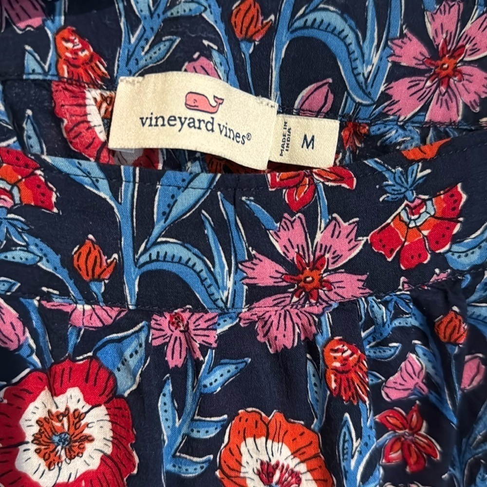 Vineyard Vines Tisbury square neck top size M - Picture 4 of 7